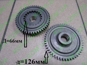 Запчастини для мототракторів - Шестерня ведена знижувальна Z-49 мототрактора