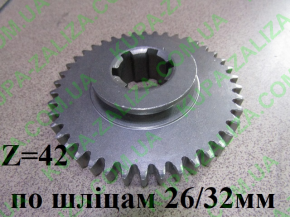 Запчасти для Синтай 120/160/180/200/220/224 - Шестерня 1 передачи и заднего хода подвижная 16.37.137 нов